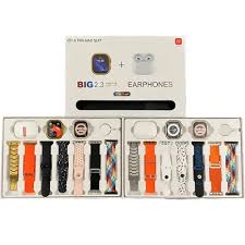 i20 Ultra Max Suit Smartwatch with Earphones